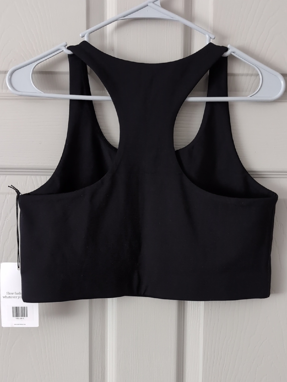 Girlfriend Collective Black Paloma Racerback Bra- XL - Picture 3 of 13
